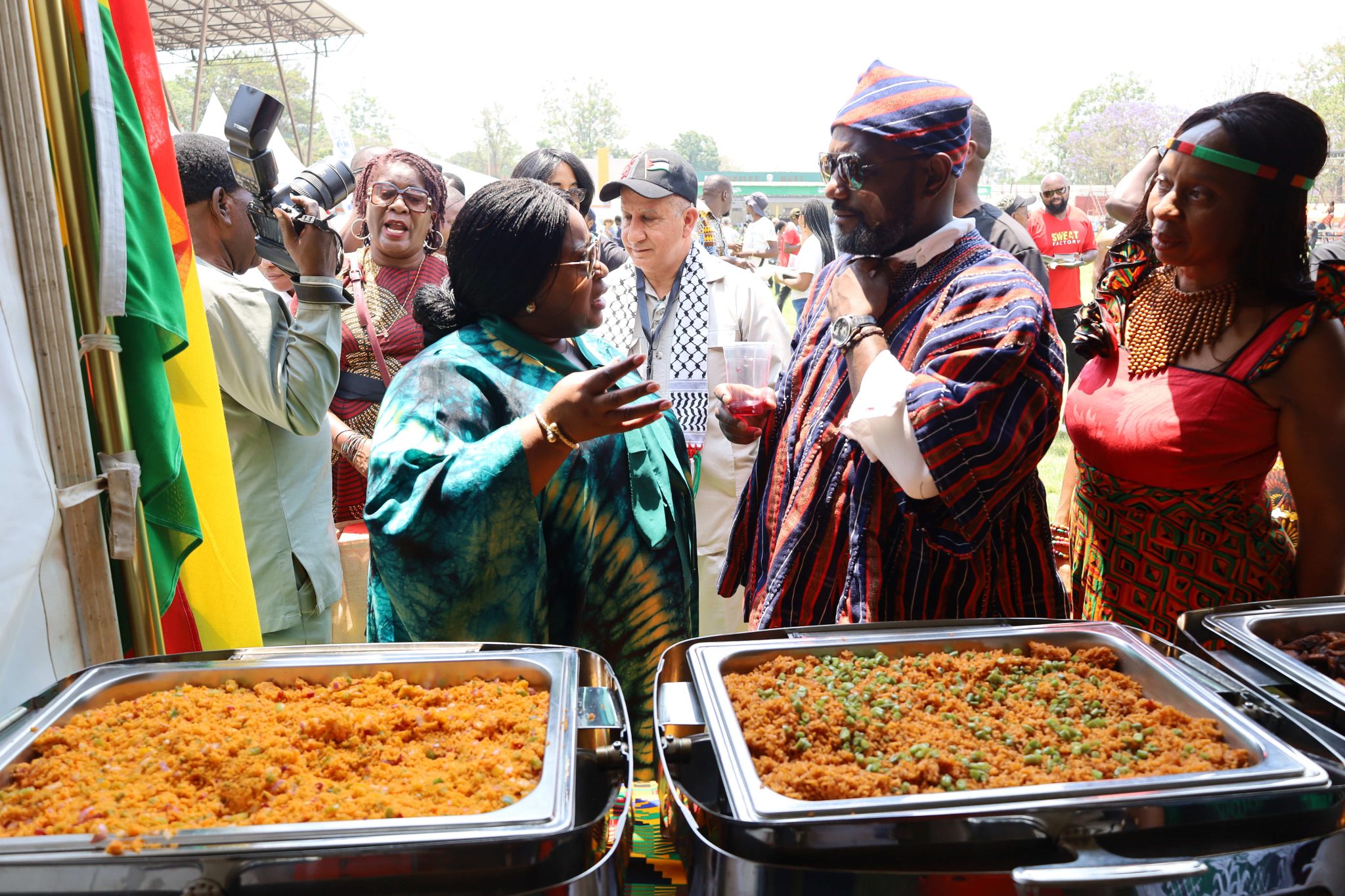 H.E Khadija Iddrisu and Hon. Rodney Sikumba, Minister of Tourism